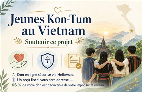 Jeunes Kon-Tum au Vietnam